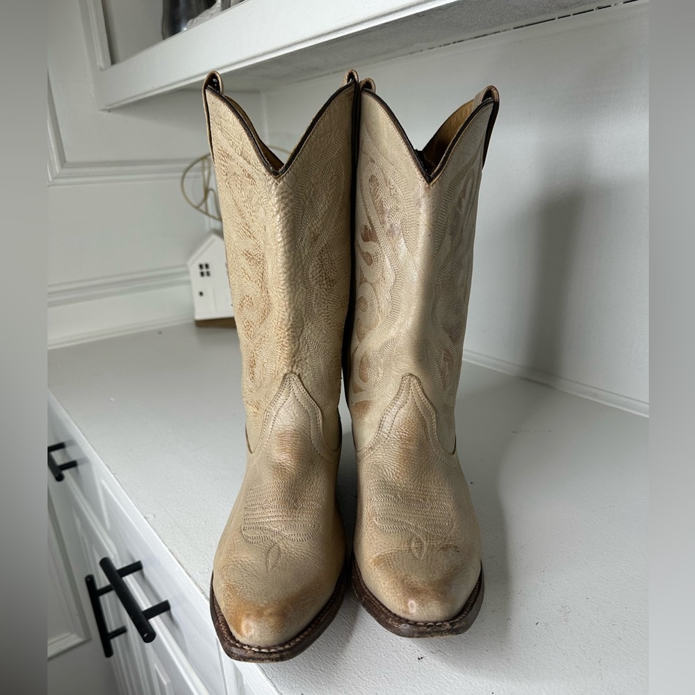 Bed|Stu Cobbler Series Women’s Handcrafted Leather Cowboy Boots Goodyear Welt - Picture 2 of 11